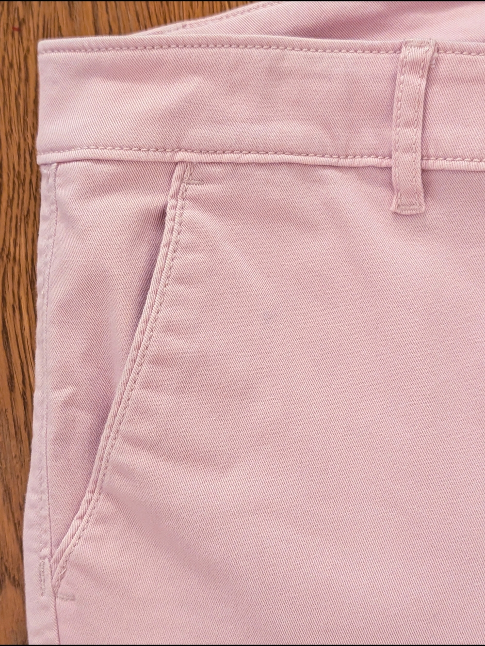 LOFT Light Pink Girlfriend Cotton Ankle Pants - Picture 9 of 14